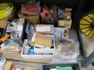 LOT TO INCLUDE: (2) MSA AIRLINE FILTER, PART# 81857, (1) CIRCLE SEALS CONTROLS CORP, PRESSURE REGULATOR, PART#1346-4M-N REV.AD, MISC COILED SERVICE HOSES, (2) ITT CONOFLOW, MODEL#GFH45ATKEX1G, (2) PARKER PRESSURE REGULATORS, MODEL#DT 1807, (1 CRATE) DWYER SERIES 1900 PRESSURE SWITCHES. LOADING & HANDLING FEE $15-4552
